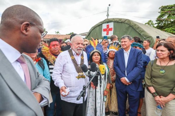 imagem colorida do presidente Lula em Roraima - Metrópoles