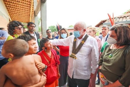 Presidente Lula em visita a Terra Yanomami - Metrópoles