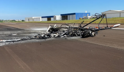 Avião de pequeno porte cai em Americana, no interior de SP