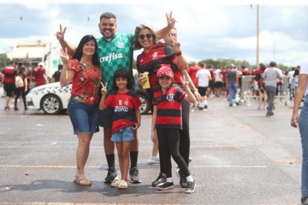 Torcedores do Flamengo na Supercopa em Brasília DF