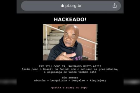 Site do PT hackeado