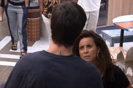 Gabriel Tavares e Domitila Barros discutem após formação de Paredão no BBB23 - Metrópoles