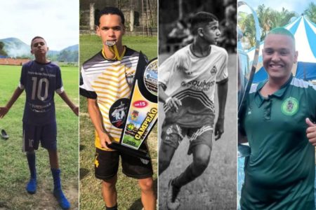 adolescentes jogando futebol