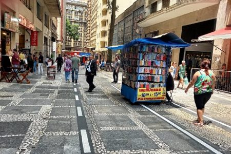 Zona Azul no calçadão