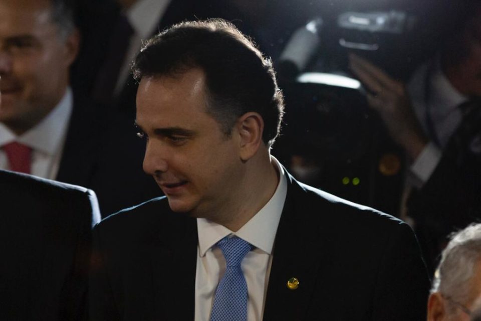 Presidente do senado Rodrigo Pacheco durante Sessão de posse dos senadores eleitos eleição 2022 - Metrópoles