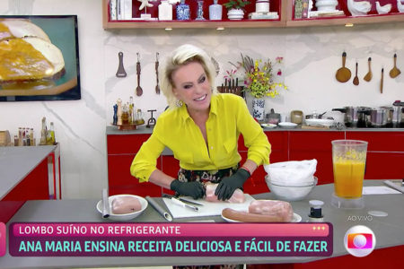 Ana Maria Braga dá gargalhada durante receita no Mais Você - Metrópoles