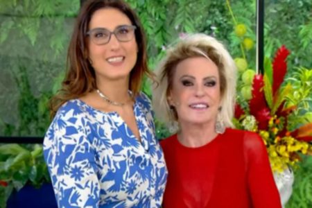 Foto colorida de Paola Carosella (à esquerda) e Ana Maria Braga (à direita) - Metrópoles