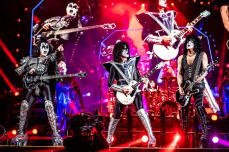 Kiss durante show em Verona