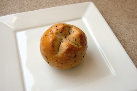 Pão de mandioca com chia e linhaça