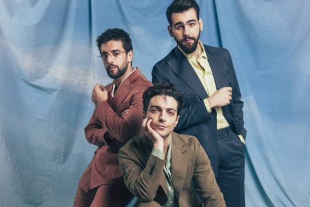 Imagem colorida do projeto Tres Voces Un Alma, do trio italiano Il Volo - Metrópoles