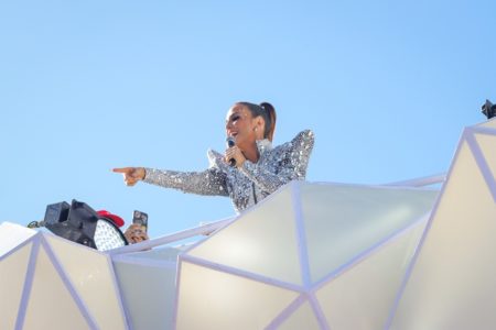 Ivete Sangalo no Coruja da Ivete, em Salvador, na Bahia