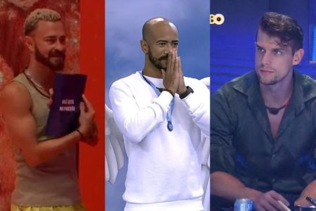 Montagem com fotos de Fred, Ricardo e Cristian - Metrópoles