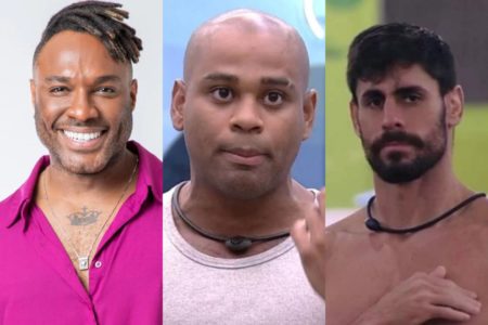 Fred Nicácio Cezar Black e Cara de Sapato no BBB23 - Metrópoles