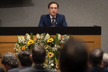 Posse do novo Superintendente Regional de Polícia Federal no Distrito Federal, Delegado Cezar Luiz Busto de Souza, nesta segunda-feira, (27/02).