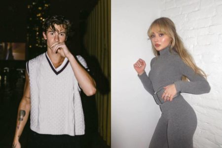 montagem com Shawn Mendes e Sabrina Carpenter - metrópoles