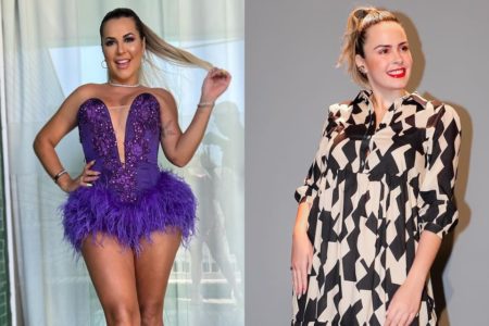 Montagem com fotos de Ana Paula Renault e Deolane Bezerra - Metrópoles