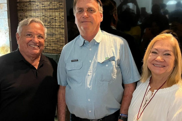 Bolsonaro com Benito Gama