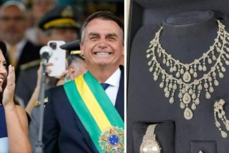 Joias dadas a Michelle Bolsonaro