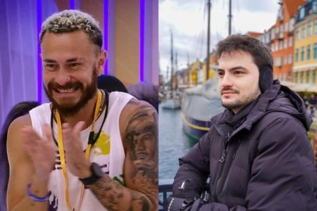 Montagem com fotos de Felipe Neto e Fred Desimpedidos - Metrópoles