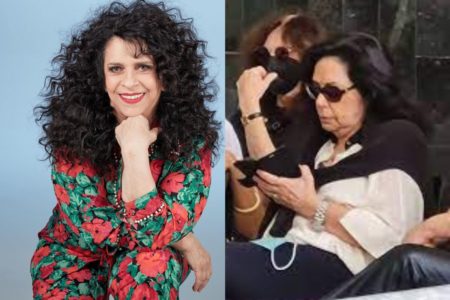 Foto colorida de Gal Costa e Wilma Petrillo - Metrópoles