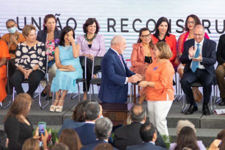 Cerimônia de celebração do Dia Internacional das Mulheres e anúncio de conjunto de ações