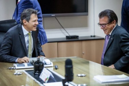 Fernando Haddad e Luiz Marinho / Metrópoles