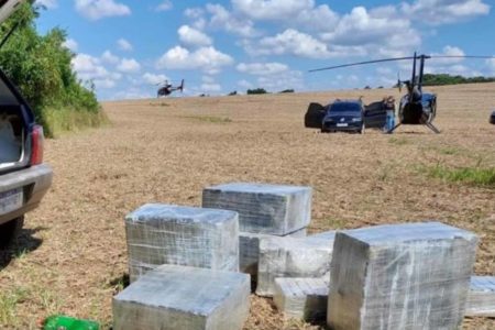 Helicóptero de cocaína