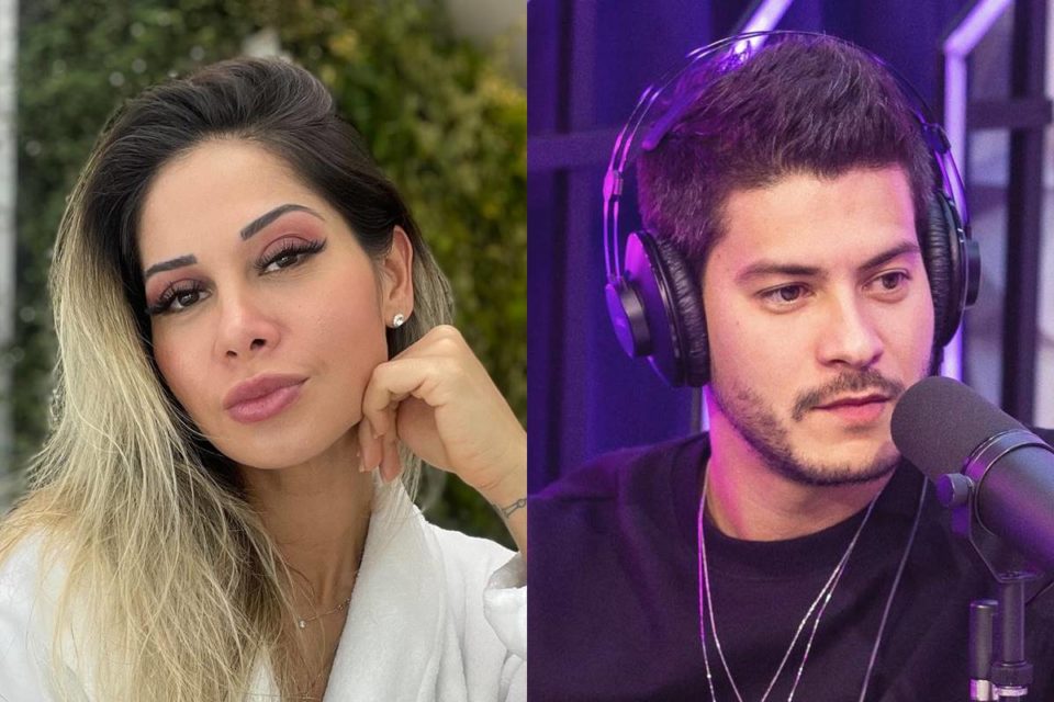 Fotos coloridas de Maíra Cardi e Arthur Aguiar