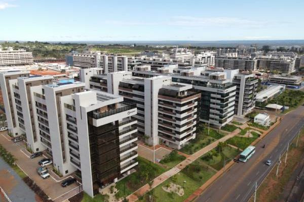 Fotografia colorida mostrando vista aérea do Setor Noroeste-Metrópoles