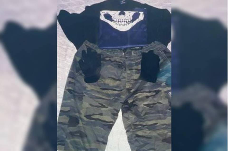 roupa camuflada