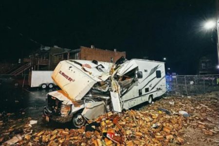 motohone de banda brasileira atingida por tornado