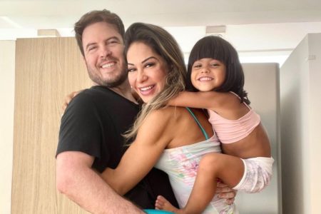 Maíra Cardi, Thiago Nigro e Sophia