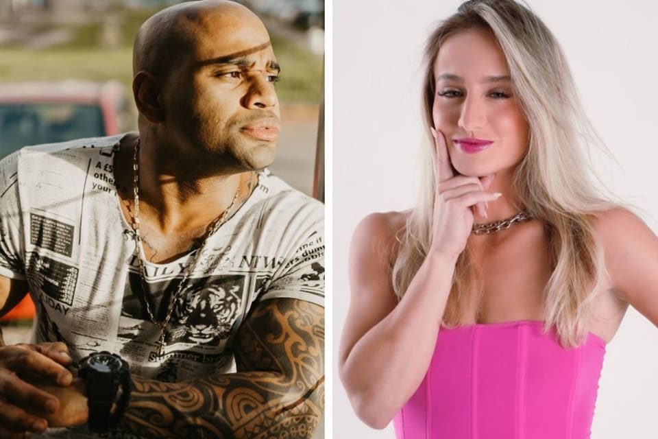 Cezar Black e Bruna Griphao