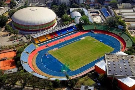 Complexo do Ginásio da Ibirapuera, localizado na capital paulista