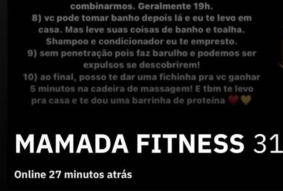 Mamada fitness - Metrópoles