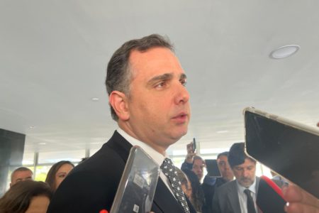 Rodrigo Pacheco no Palácio do Planalto / Metrópoles
