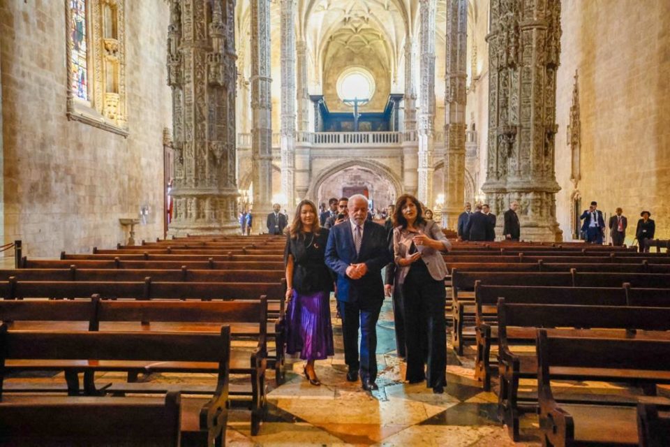 Presidente Lula em viagem à Portugal