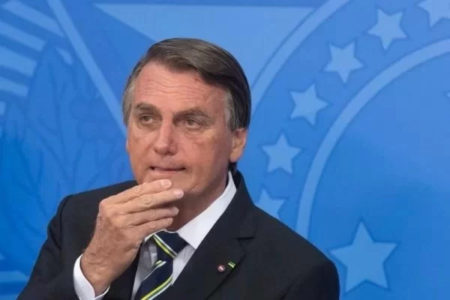 imagem colorida do ex-presidente Jair Bolsonaro