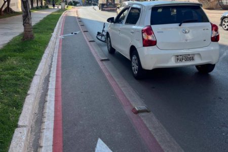 Acidente Ciclista e passageiro de Uber