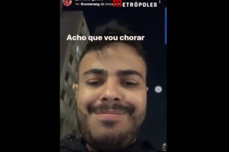 Um homem atropelou um suspeito de furtar um celular na última terça-feira (25/4), em São Paulo