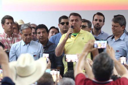 bolsonaro discursa na agrishow