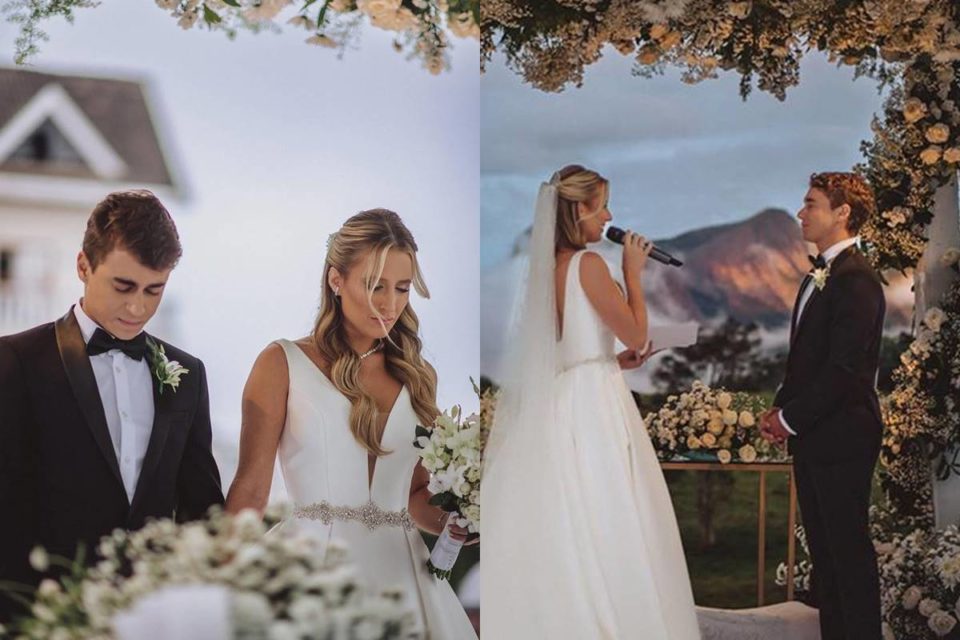 Fotos coloridas do casamento de Nikolas Ferreira e Lívia Bergamim Orletti