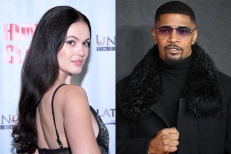 montagem com Natasha Blasick e Jamie Foxx - metrópoles