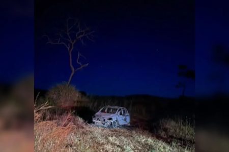 goias corpo encontrado em carro carbonizado goianesia