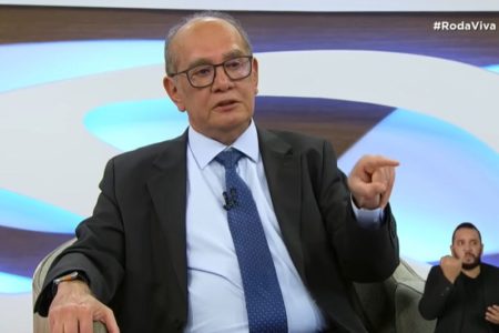 Gilmar Mendes no Roda Viva em maio de 2023 - Metrópoles