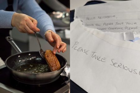 Veganos viralizam ao confrontar vizinho por causa do cheiro de carne