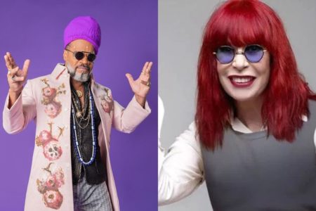 Montagem com fotos de Carlinhos Brown e Rita Lee - Metrópoles