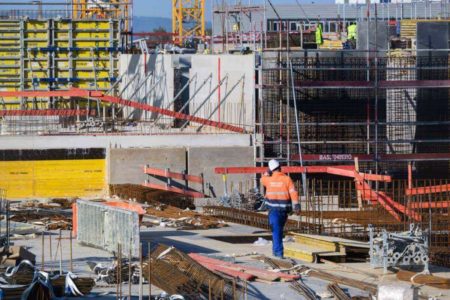 canteiro de obras construção