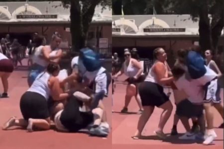 Briga em parque da Disney gera confusão generalizada