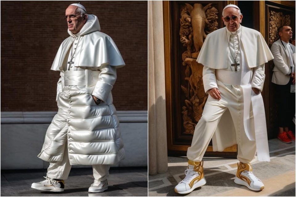 Papa Francisco Balenciaga IA